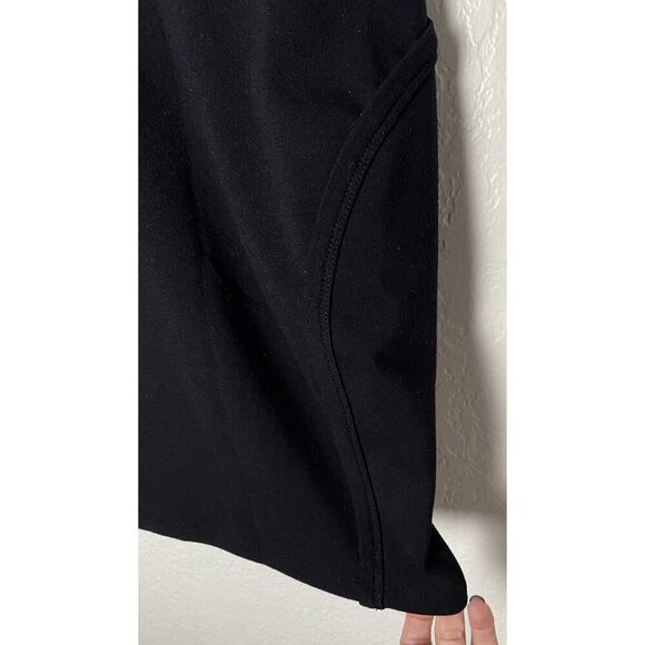 T Alexander Wong Women's Black Bodycon Sleeveless Knit Zip Up Front Mini Dress M - Picture 7 of 9